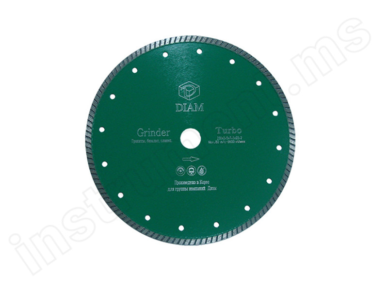 Алмазный диск Turbo Grinder Diam 230х10,0х22,2мм - фото 1